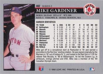 Mike Gardiner  baseball card collectible - Main Image 2