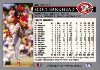Scott Bankhead  baseball card collectible - Main Image 2