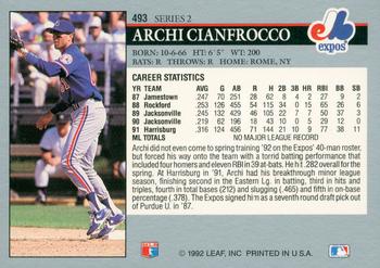 Archi Cianfrocco  baseball card collectible - Main Image 2