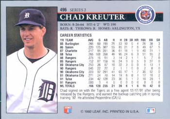 Chad Kreuter  baseball card collectible - Main Image 2