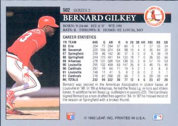 Bernard Gilkey  baseball card collectible - Main Image 2