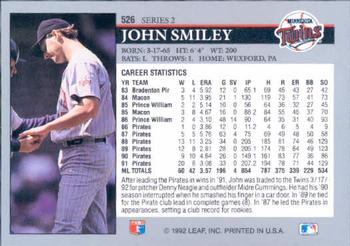 John Smiley  baseball card collectible - Main Image 2