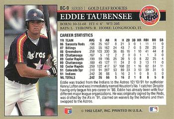 Eddie Taubensee  baseball card collectible - Main Image 2