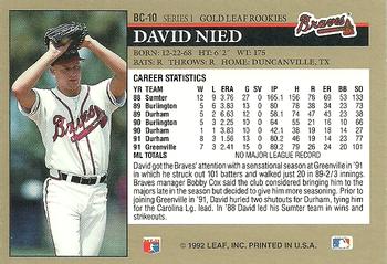 David Nied  baseball card collectible - Main Image 2