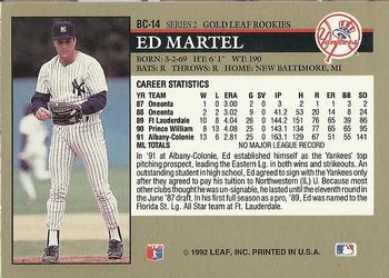 Ed Martel  baseball card collectible - Main Image 2