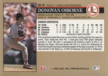 Donovan Osborne  baseball card collectible - Main Image 2