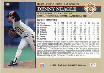 Denny Neagle  baseball card collectible - Main Image 2