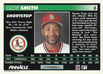 Ozzie Smith  baseball card collectible - Main Image 2