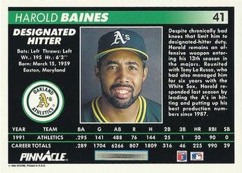 Harold Baines  baseball card collectible - Main Image 2