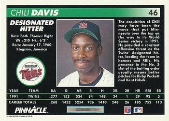 Chili Davis  baseball card collectible - Main Image 2