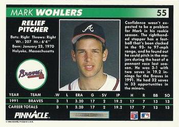 Mark Wohlers  baseball card collectible - Main Image 2
