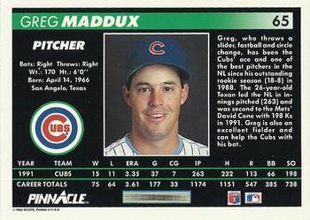 Greg Maddux  baseball card collectible - Main Image 2