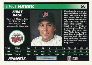 Kent Hrbek  baseball card collectible - Main Image 2