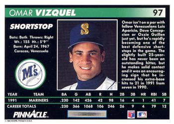 Omar Vizquel  baseball card collectible - Main Image 2