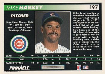 Mike Harkey  baseball card collectible - Main Image 2