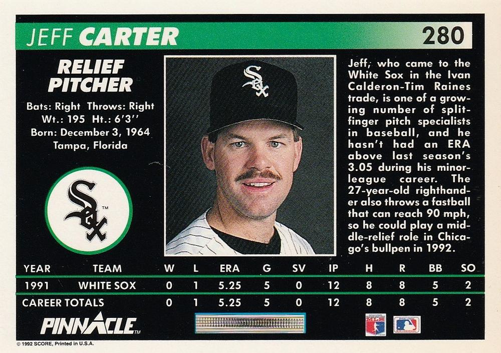 Jeff Carter  baseball card collectible - Main Image 2