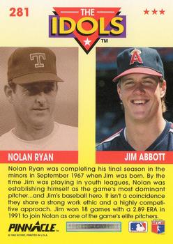 Jim Abbott / Nolan Ryan  baseball card collectible - Main Image 2