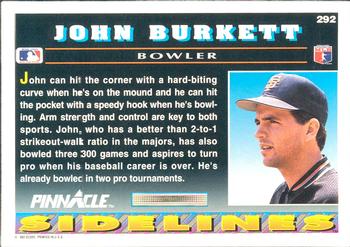 John Burkett  baseball card collectible - Main Image 2