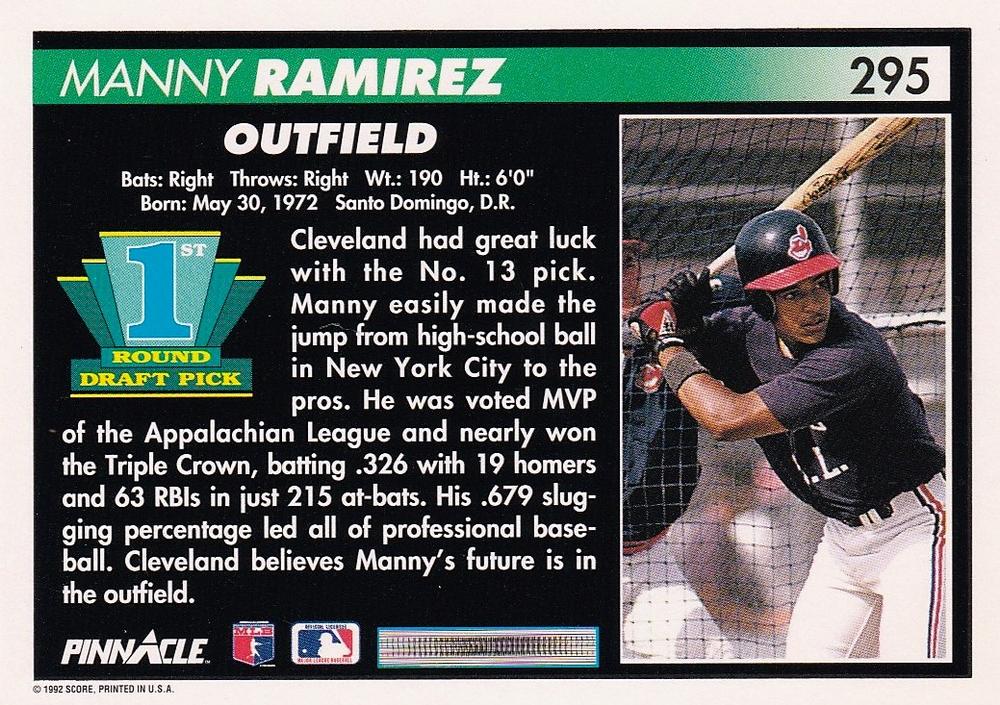 Manny Ramirez  baseball card collectible - Main Image 2
