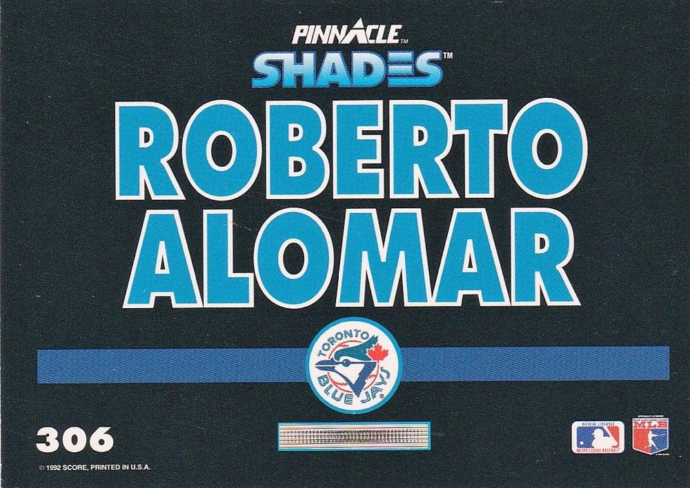 Roberto Alomar  baseball card collectible - Main Image 2