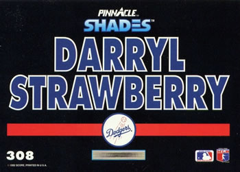 Darryl Strawberry  baseball card collectible - Main Image 2
