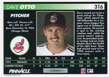 Dave Otto  baseball card collectible - Main Image 2