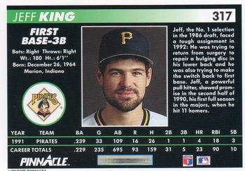 Jeff King  baseball card collectible - Main Image 2
