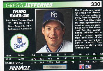 Gregg Jefferies  baseball card collectible - Main Image 2