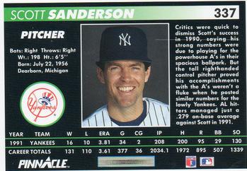 Scott Sanderson  baseball card collectible - Main Image 2