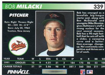 Bob Milacki  baseball card collectible - Main Image 2