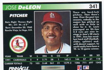 Jose DeLeon  baseball card collectible - Main Image 2