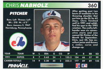 Chris Nabholz  baseball card collectible - Main Image 2