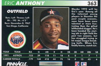 Eric Anthony  baseball card collectible - Main Image 2