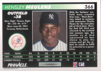 Hensley Meulens  baseball card collectible - Main Image 2