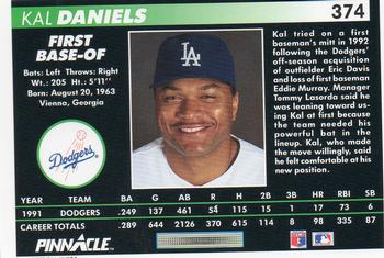 Kal Daniels  baseball card collectible - Main Image 2