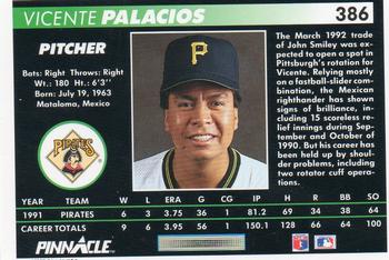 Vicente Palacios  baseball card collectible - Main Image 2