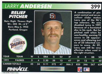 Larry Andersen  baseball card collectible - Main Image 2
