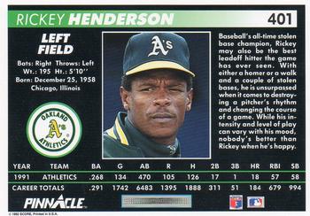 Rickey Henderson  baseball card collectible - Main Image 2