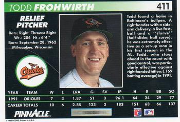 Todd Frohwirth  baseball card collectible - Main Image 2