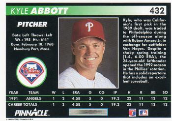 Kyle Abbott  baseball card collectible - Main Image 2