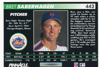 Bret Saberhagen  baseball card collectible - Main Image 2