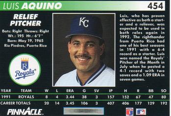 Luis Aquino  baseball card collectible - Main Image 2