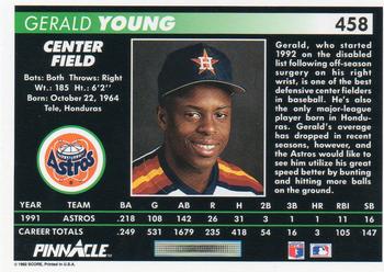 Gerald Young  baseball card collectible - Main Image 2
