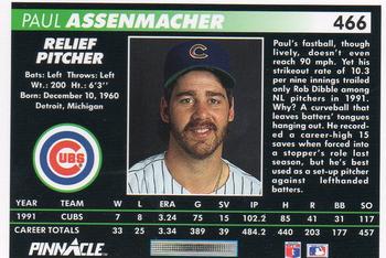 Paul Assenmacher  baseball card collectible - Main Image 2