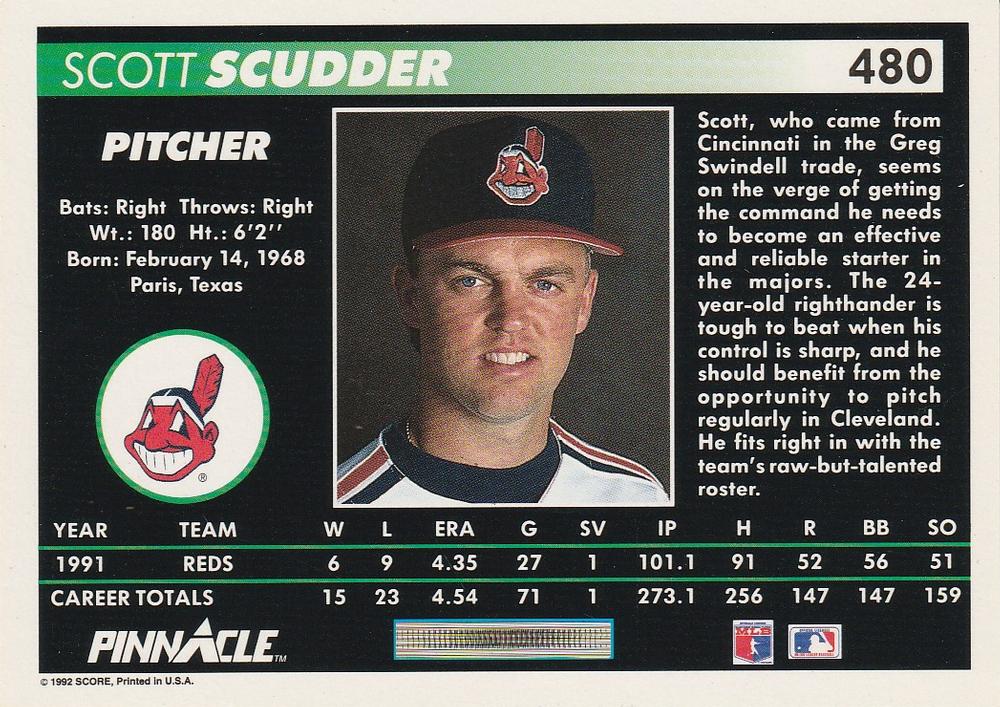 Scott Scudder  baseball card collectible - Main Image 2