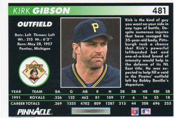 Kirk Gibson  baseball card collectible - Main Image 2