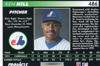 Ken Hill  baseball card collectible - Main Image 2