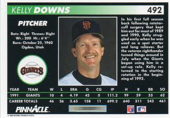 Kelly Downs  baseball card collectible - Main Image 2