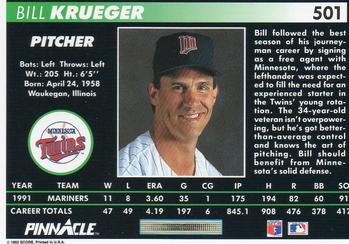 Bill Krueger  baseball card collectible - Main Image 2