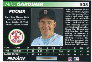 Mike Gardiner  baseball card collectible - Main Image 2
